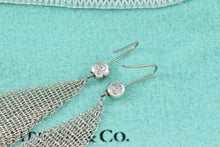 Load image into Gallery viewer, Tiffany &amp; Co. Elsa Peretti Silver Large Mesh Dangle 3&quot; Earrings Vintage
