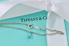 Load image into Gallery viewer, Tiffany &amp; Co. Elsa Peretti Silver Turqouise Teardrop Bracelet

