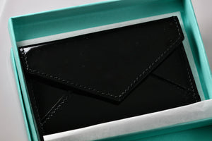 Tiffany & Co. 1837 Black Leather Card Holder