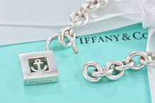 Load image into Gallery viewer, Tiffany &amp; Co. Silver Anchor Padlock Pendant Bracelet
