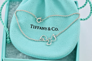Tiffany & Co. Paloma Picasso Silver Dove Chain Bracelet