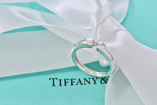Load image into Gallery viewer, Tiffany &amp; Co. Paloma Picasso Silver Tenderness Heart Floating Diamond Ring
