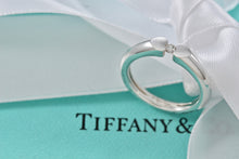 Load image into Gallery viewer, Tiffany &amp; Co. Paloma Picasso Silver Tenderness Heart Floating Diamond Ring
