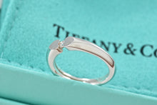 Load image into Gallery viewer, Tiffany &amp; Co. Paloma Picasso Silver Tenderness Heart Floating Diamond Ring
