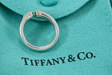 Load image into Gallery viewer, Tiffany &amp; Co. Paloma Picasso Silver Tenderness Heart Floating Diamond Ring
