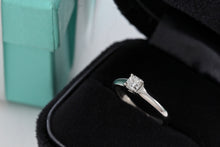 Load image into Gallery viewer, Tiffany &amp; Co. Platinum Lucida .32 Carat Diamond Engagement Ring Size 5
