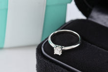 Load image into Gallery viewer, Tiffany &amp; Co. Platinum Lucida .32 Carat Diamond Engagement Ring Size 5
