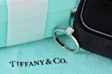 Load image into Gallery viewer, Tiffany &amp; Co. Platinum Lucida .32 Carat Diamond Engagement Ring Size 5
