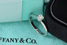 Load image into Gallery viewer, Tiffany &amp; Co. Platinum Lucida .32 Carat Diamond Engagement Ring Size 5
