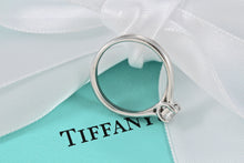 Load image into Gallery viewer, Tiffany &amp; Co. Platinum Lucida .32 Carat Diamond Engagement Ring Size 5
