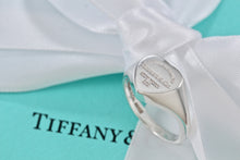 Load image into Gallery viewer, Please Return To Tiffany &amp; Co. Silver Heart Signet Ring
