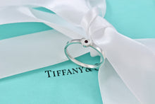 Load image into Gallery viewer, Tiffany &amp; Co. Paloma Picasso Ruby Silver Heart Stacking Band Ring
