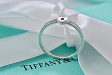 Load image into Gallery viewer, Tiffany &amp; Co. Paloma Picasso Ruby Silver Heart Stacking Band Ring

