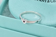 Load image into Gallery viewer, Tiffany &amp; Co. Paloma Picasso Ruby Silver Heart Stacking Band Ring
