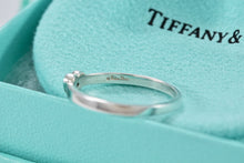 Load image into Gallery viewer, Tiffany &amp; Co. Paloma Picasso Ruby Silver Heart Stacking Band Ring
