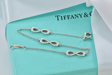 Load image into Gallery viewer, Tiffany &amp; Co. Endless Infinity Silver Chain Bracelet
