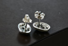 Load image into Gallery viewer, Sterling Silver Small Beetle Filigree Stud Earrings

