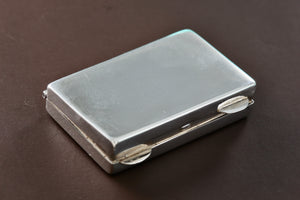 Sterling Silver Vintage Rectangle Trinket Pill Box