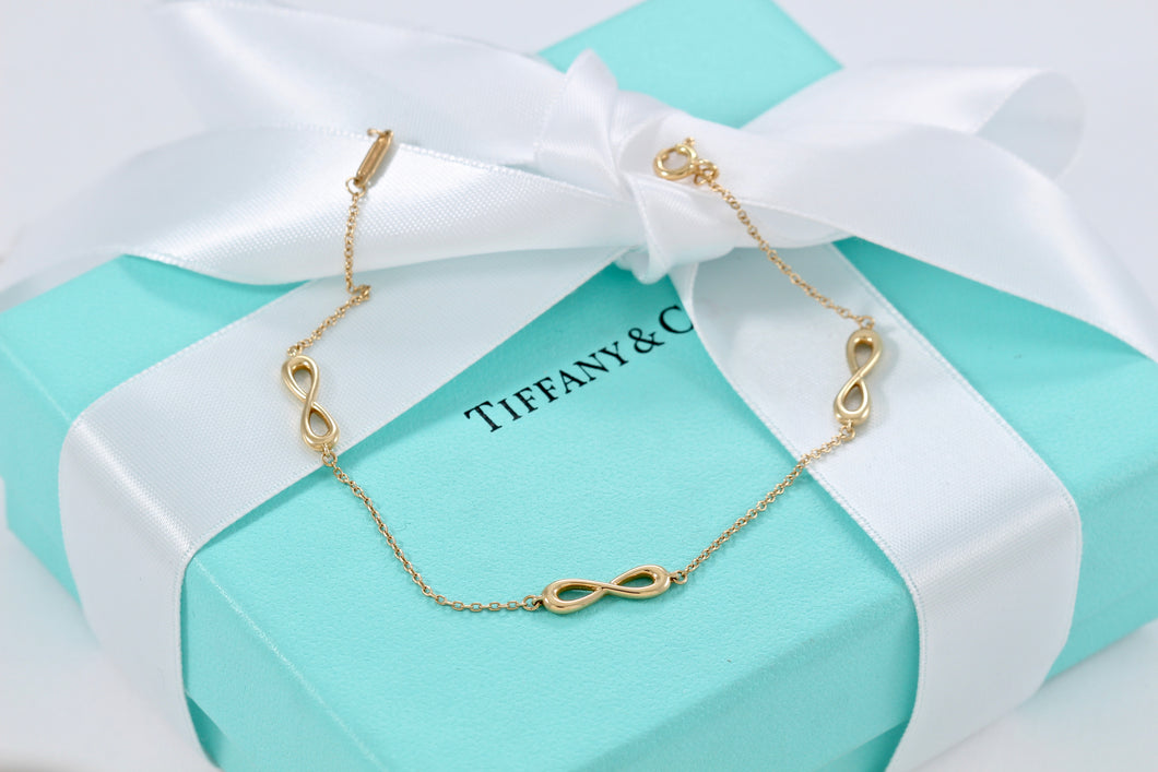 INBLX - Tiffany & Co. Infinity Gold Endless Infinity Bracelet