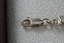 Load image into Gallery viewer, Sterling Silver Noah&#39;s Ark Paired Animal Link 7.25&quot; Bracelet
