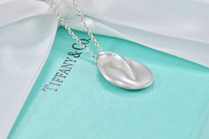 Tiffany & Co. Elsa Peretti Silver Mini Madonna Pendant 16" Necklace
