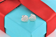 Load image into Gallery viewer, Return To Tiffany &amp; Co. Notes Silver Mismatch Heart Stud Earrings
