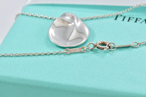 Tiffany & Co. Elsa Peretti Silver Mini Madonna Pendant 16" Necklace