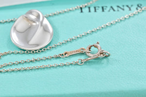 Tiffany & Co. Elsa Peretti Silver Mini Madonna Pendant 16" Necklace