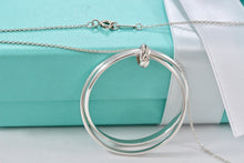 Load image into Gallery viewer, Tiffany &amp; Co. Paloma Picasso Silver Large Melody Medallion Necklace
