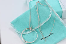 Load image into Gallery viewer, Tiffany &amp; Co. Paloma Picasso Silver Large Melody Medallion Necklace
