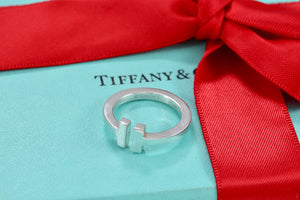 Tiffany & Co. Sterling Silver Tiffany T Open Band Ring