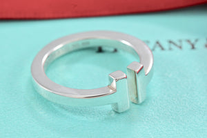 Tiffany & Co. Sterling Silver Tiffany T Open Band Ring