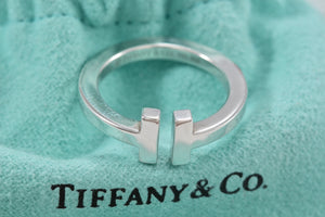 Tiffany & Co. Sterling Silver Tiffany T Open Band Ring