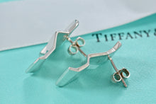 Load image into Gallery viewer, Tiffany &amp; Co. Frank Gehry Silver Torque Fold Wide Earrings

