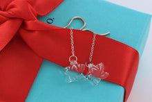 Load image into Gallery viewer, Tiffany &amp; Co. Elsa Peretti Silver Crystal Dangle Star Earrings
