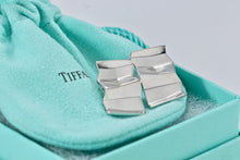Load image into Gallery viewer, Tiffany &amp; Co. Frank Gehry Silver Torque Fold Wide Earrings
