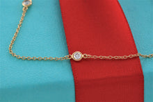 Load image into Gallery viewer, Tiffany &amp; Co. Elsa Peretti 18K Gold 3 Diamonds by The Yard Bracelet
