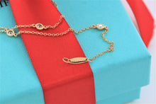Load image into Gallery viewer, Tiffany &amp; Co. Elsa Peretti 18K Gold 3 Diamonds by The Yard Bracelet
