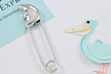 Load image into Gallery viewer, Tiffany &amp; Co. Man in The Moon Diaper Pin Brooch
