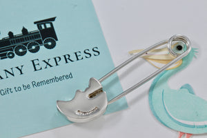 Tiffany & Co. Man in The Moon Diaper Pin Brooch