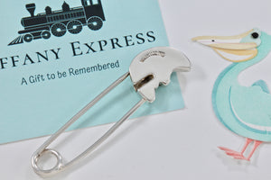 Tiffany & Co. Man in The Moon Diaper Pin Brooch