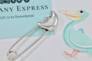 Tiffany & Co. Man in The Moon Diaper Pin Brooch