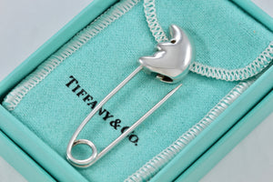 Tiffany & Co. Man in The Moon Diaper Pin Brooch