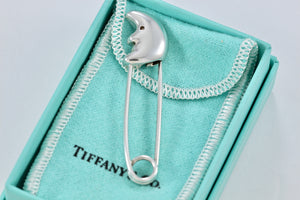 Tiffany & Co. Man in The Moon Diaper Pin Brooch