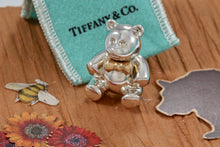 Load image into Gallery viewer, Tiffany &amp; Co. Gold &amp; Silver Teddy Bear Pin Brooch
