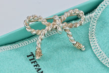 Load image into Gallery viewer, Tiffany &amp; Co. Gold &amp; Silver Twist Rope Bow Ribbon Coil Brooch
