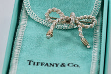 Load image into Gallery viewer, Tiffany &amp; Co. Gold &amp; Silver Twist Rope Bow Ribbon Coil Brooch
