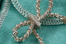 Load image into Gallery viewer, Tiffany &amp; Co. Gold &amp; Silver Twist Rope Bow Ribbon Coil Brooch
