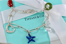 Load image into Gallery viewer, Tiffany &amp; Co. Elsa Peretti Gemstone Bracelet Lapis, Jade, Jasper &amp; Crystal
