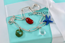 Load image into Gallery viewer, Tiffany &amp; Co. Elsa Peretti Gemstone Bracelet Lapis, Jade, Jasper &amp; Crystal
